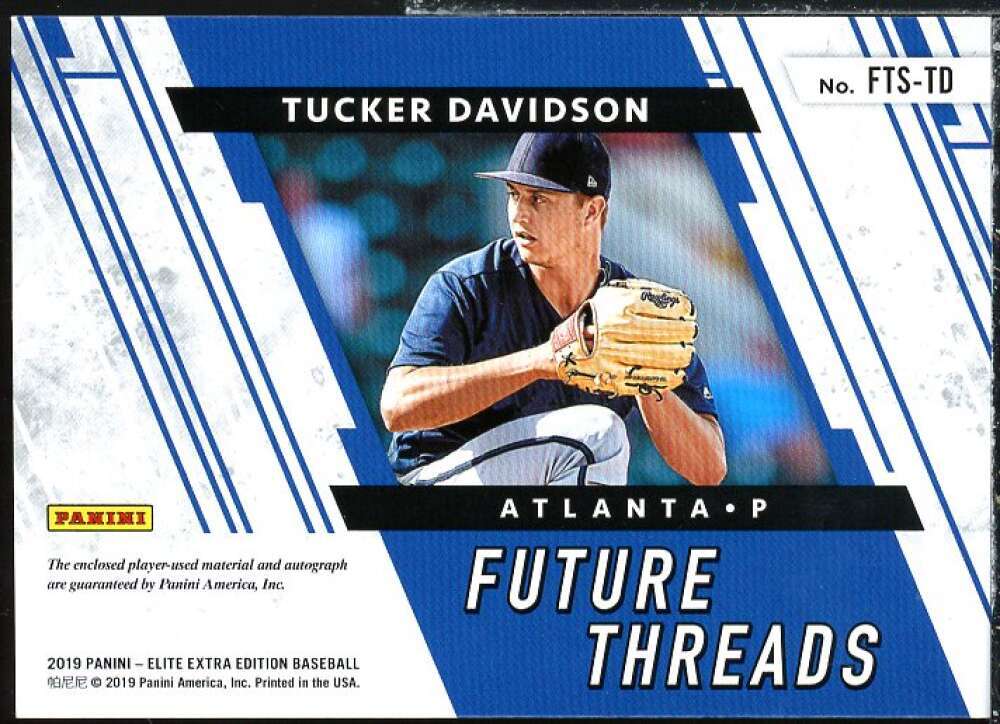 Tucker Davidson RC 2019 Elite Extra Edition Future Thread Signatures Orange #32  Image 2