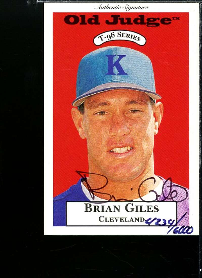 Brian Giles Rookie Card 1996 Signature Rookies Old Judge Signatures #11 Image 1