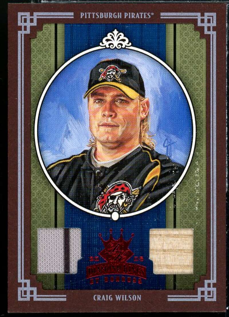 Craig Wilson Bat-Jsy Card 2005 Diamond Kings Materials Bronze B/W #178 Image 1