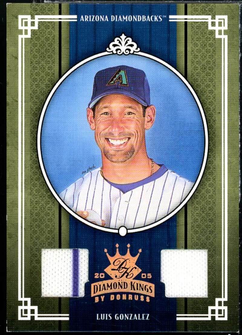 Luis Gonzalez Jsy-Jsy Card 2005 Diamond Kings Materials Bronze #307 Image 1