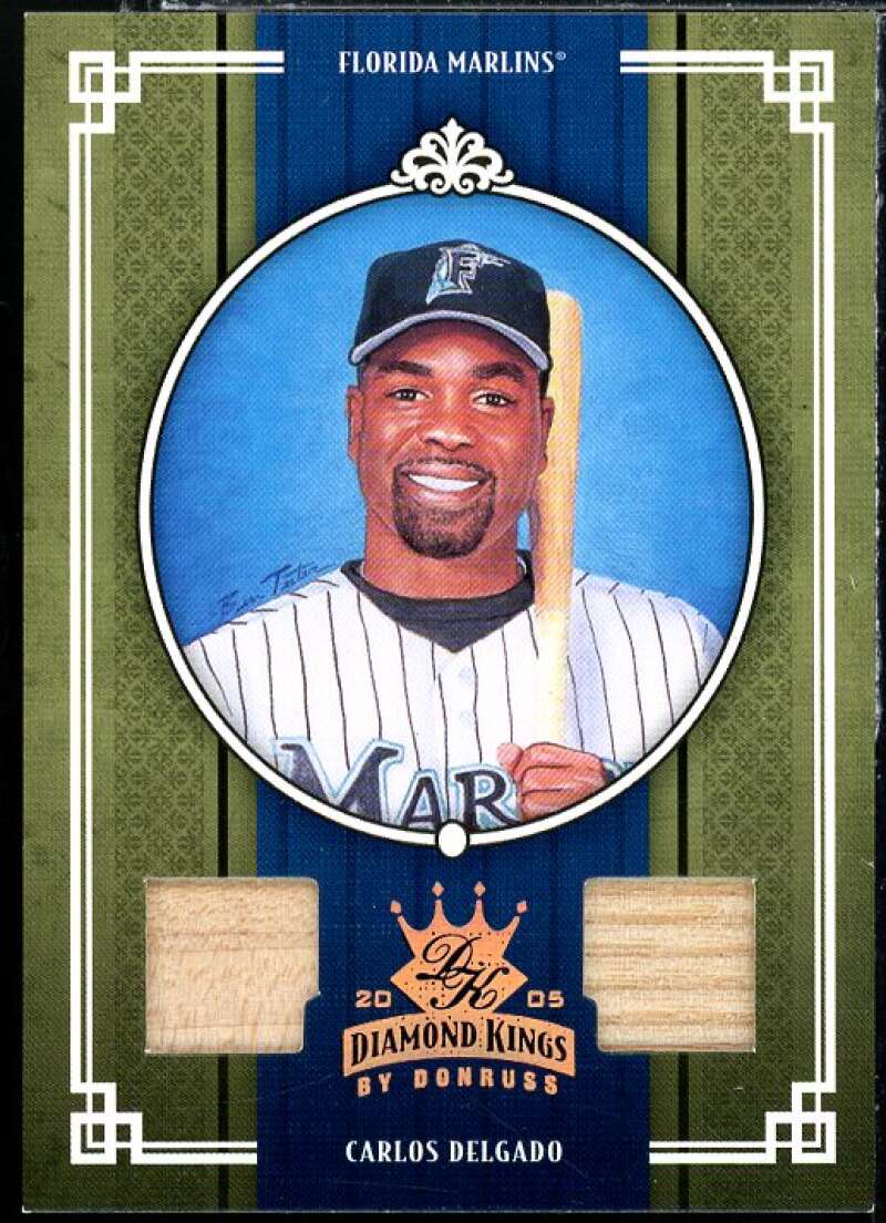 C.Delgado Bat-Bat Card 2005 Diamond Kings Materials Bronze #439 Image 1