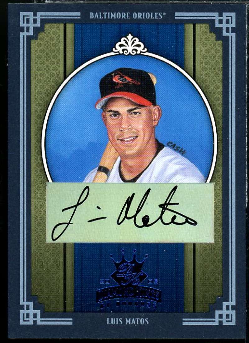 Luis Matos Card 2005 Diamond Kings Signature Framed Blue #30 Image 1