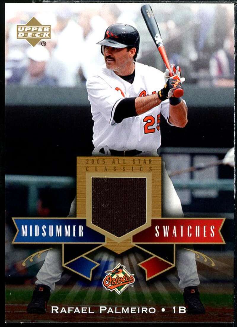 Rafael Palmeiro Jsy Card 2005 UD All-Star Classics Midsummer Swatches #RP Image 1