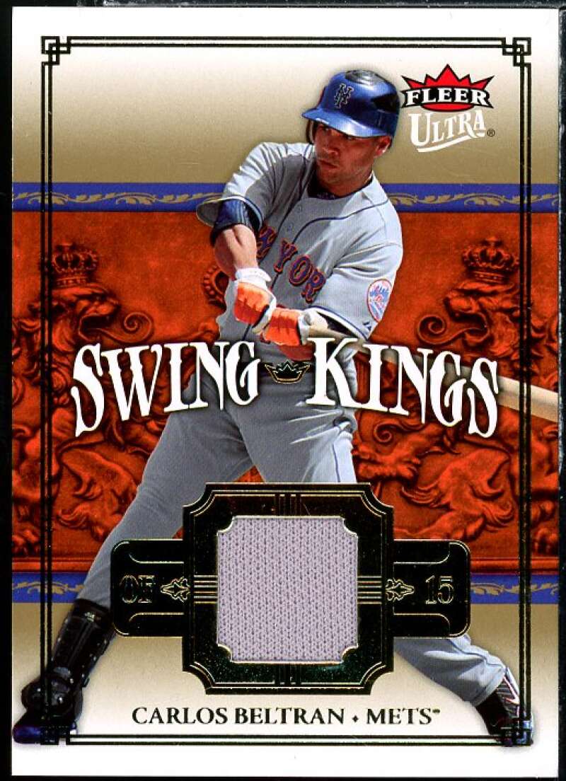 Carlos Beltran Card 2007 Ultra Swing Kings Materials #CB Image 1