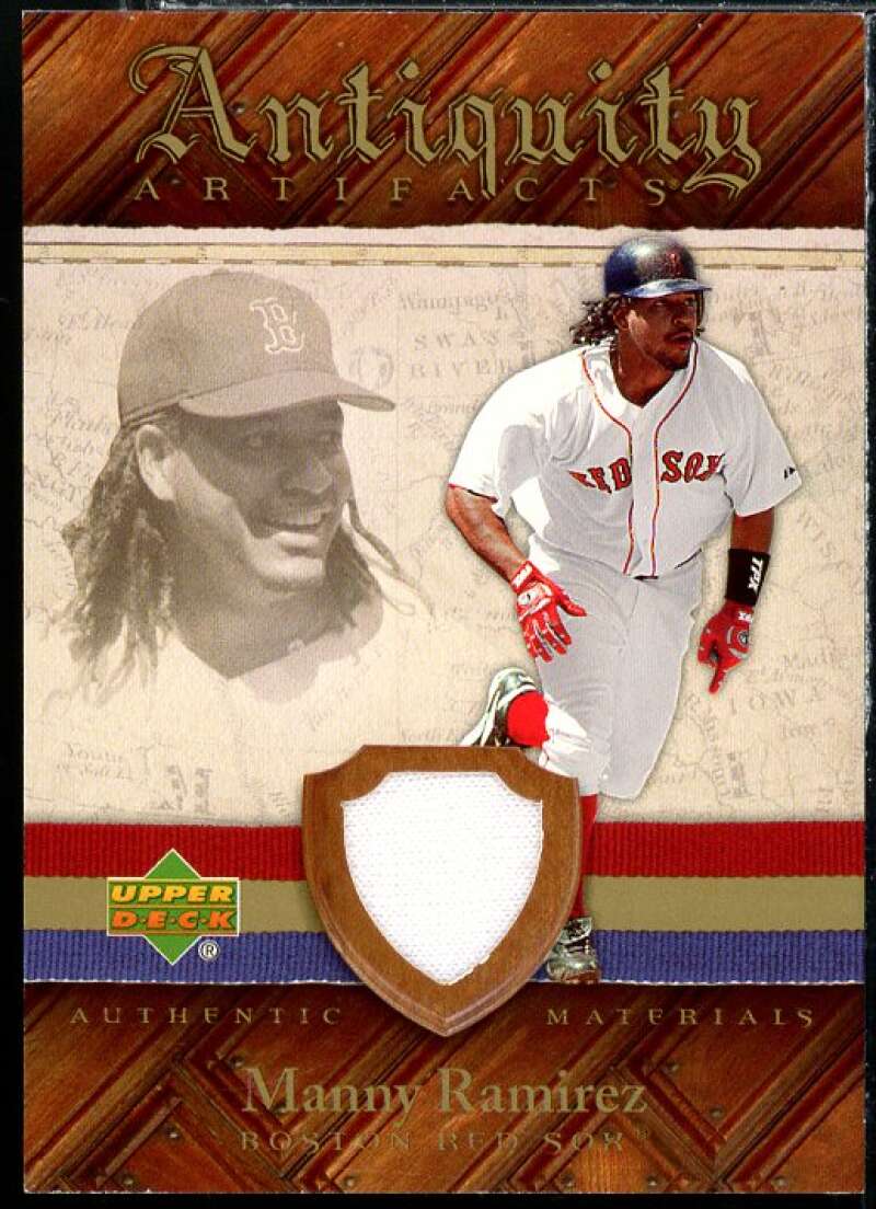 Manny Ramirez Card 2007 Artifacts Antiquity Artifacts Gold #MR Image 1