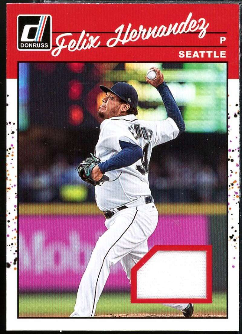 Felix Hernandez Card 2023 Donruss Retro '90 Materials #52 Image 1