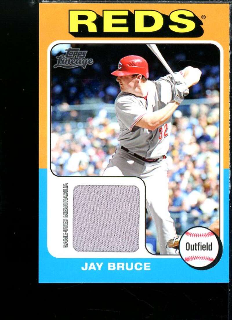 Jay Bruce Card 2011 Topps Lineage '75 Mini Relics #JB Image 1