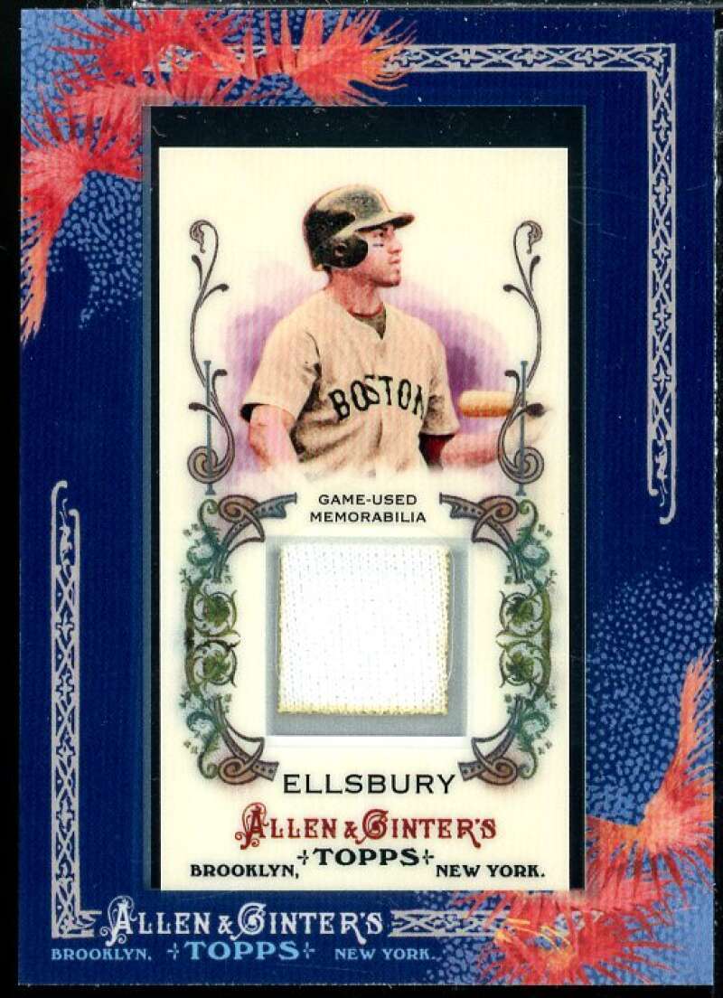 Jacoby Ellsbury Jsy Card 2011 Topps Allen and Ginter Relics #JE2 Image 1