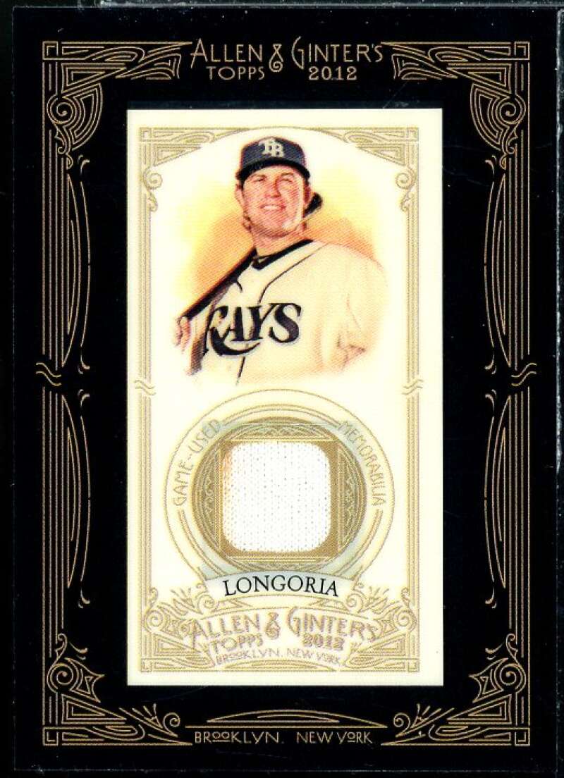 Evan Longoria Card 2012 Topps Allen and Ginter Relics #EL Image 1