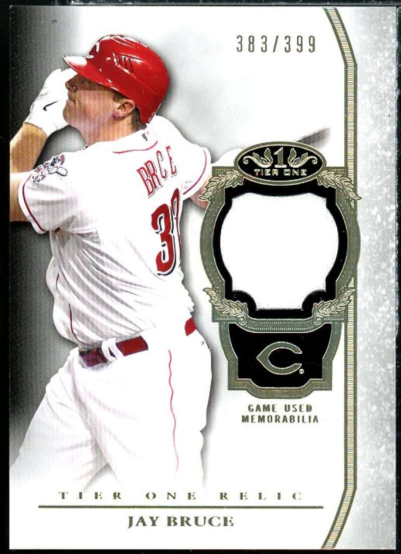 Jay Bruce Card 2013 Topps Tier One Relics #JBR Image 1