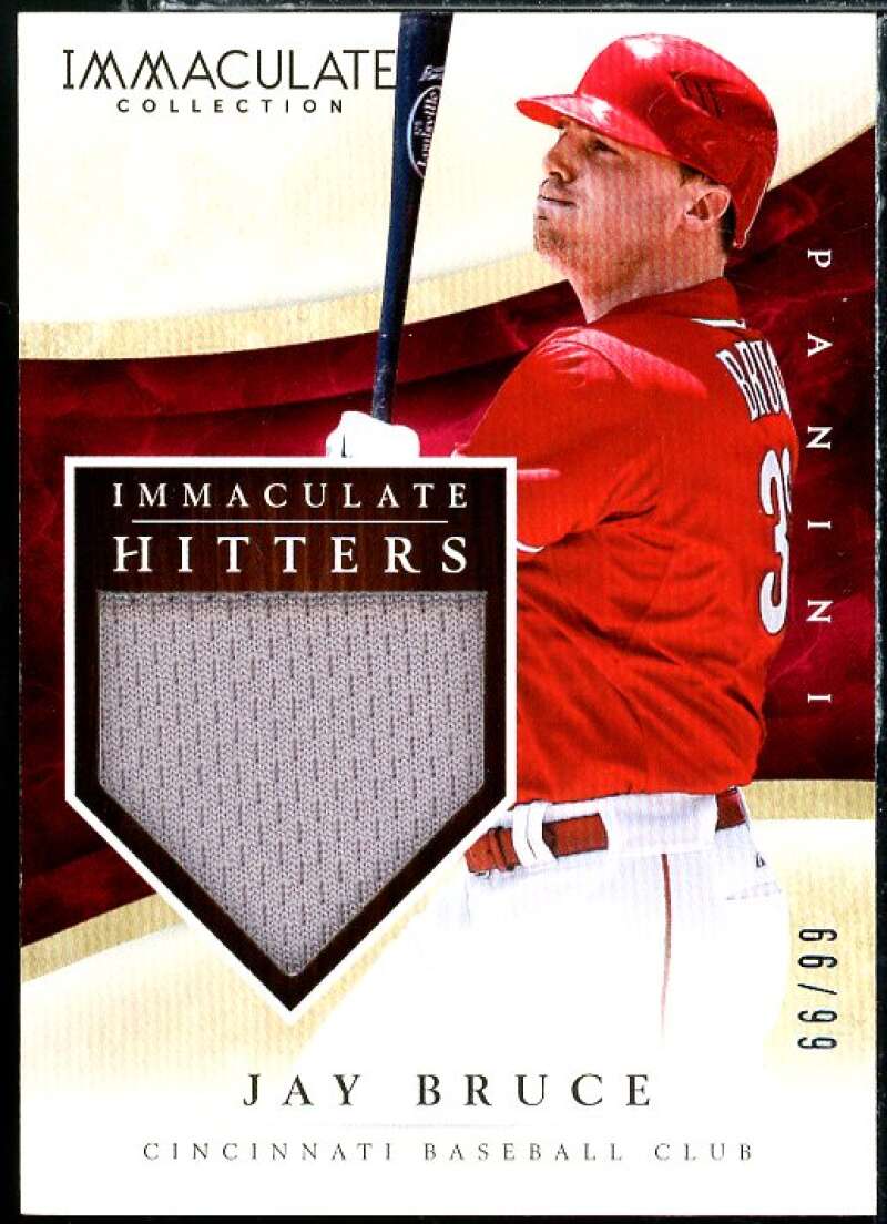 Jay Bruce Card 2014 Immaculate Collection Immaculate Hitters Memorabilia #2 Image 1