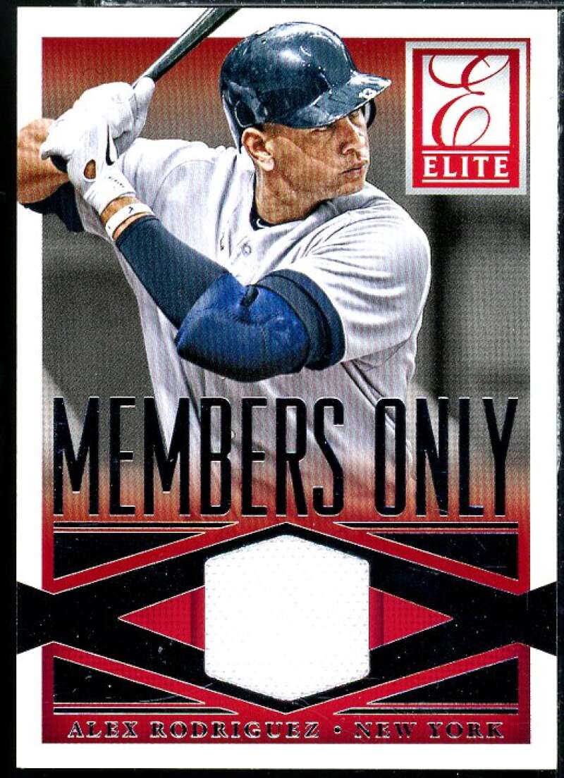 Alex Rodriguez Card 2015 Elite Members Only Materials #2 Image 1