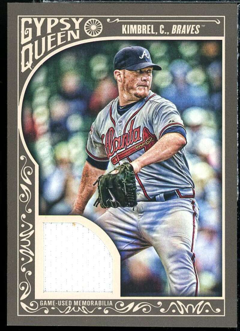 Craig Kimbrel Card 2015 Topps Gypsy Queen Relics #GQRCKI Image 1