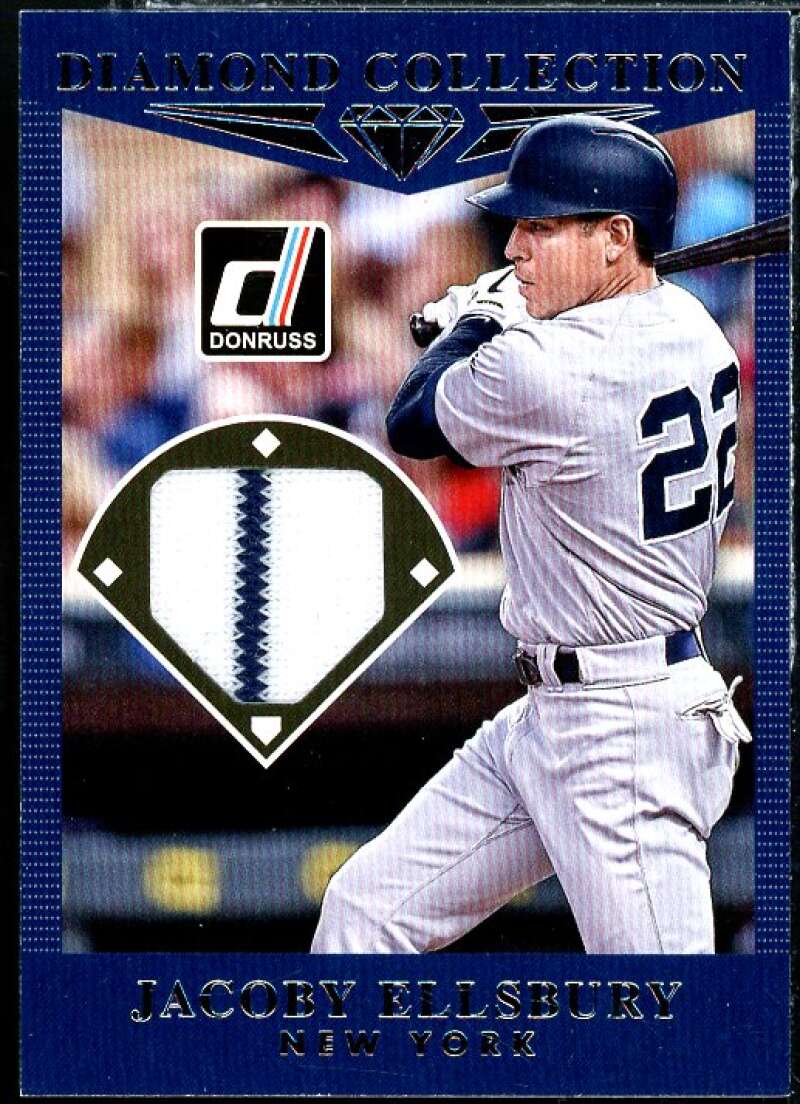 Jacoby Ellsbury Card 2017 Donruss Diamond Collection Memorabilia #DCJE Image 1