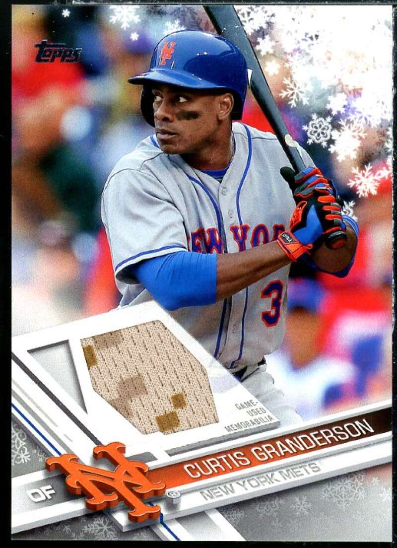 Curtis Granderson Card 2017 Topps Walmart Holiday Snowflake Relics #RCG Image 1