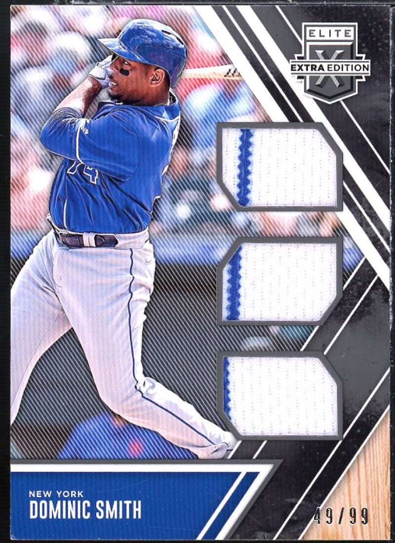 Dominic Smith Card 2017 Elite Extra Edition Triple Materials #10 Image 1