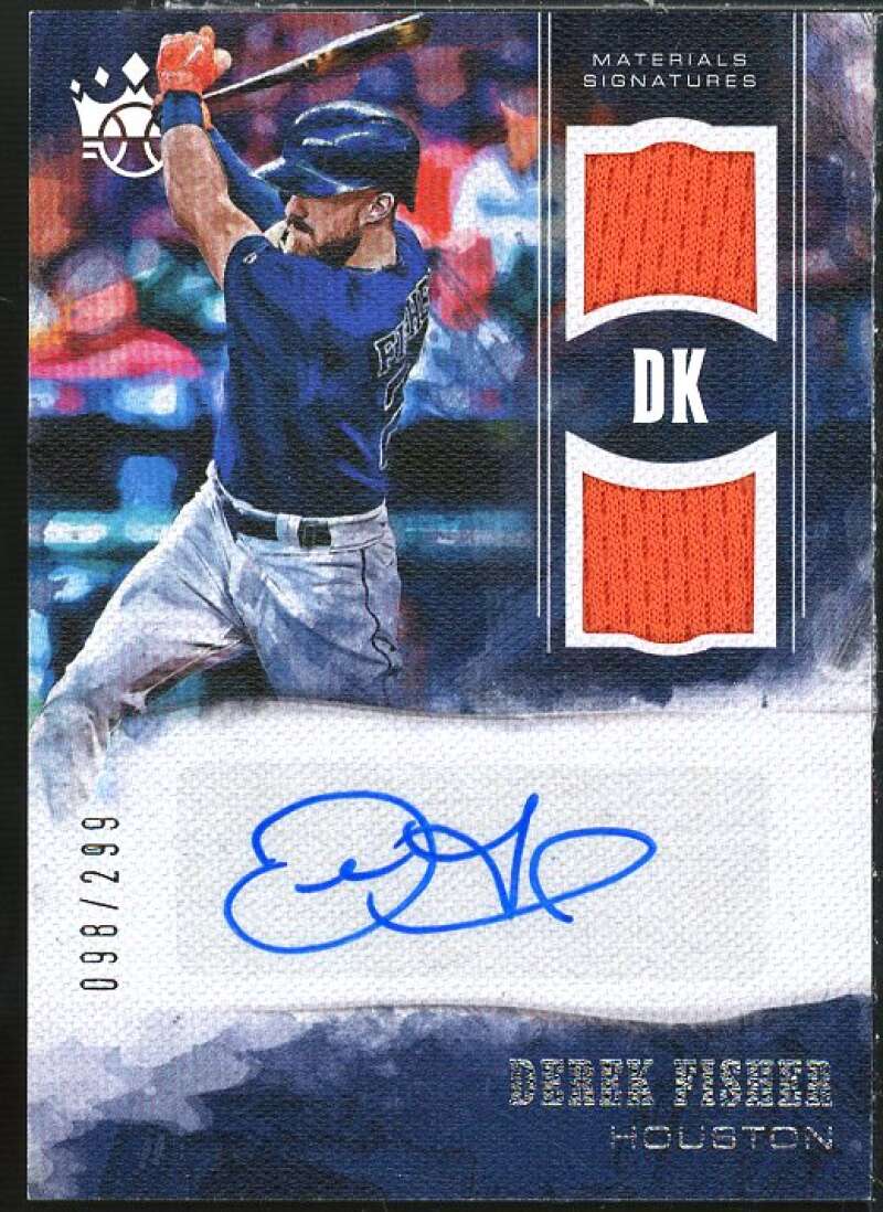 Derek Fisher Card 2018 Diamond Kings DK Materials Signatures #20 Image 1