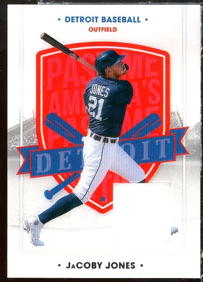 Jacoby Jones Card 2021 Panini America's Pastime Swatches #58  Image 1