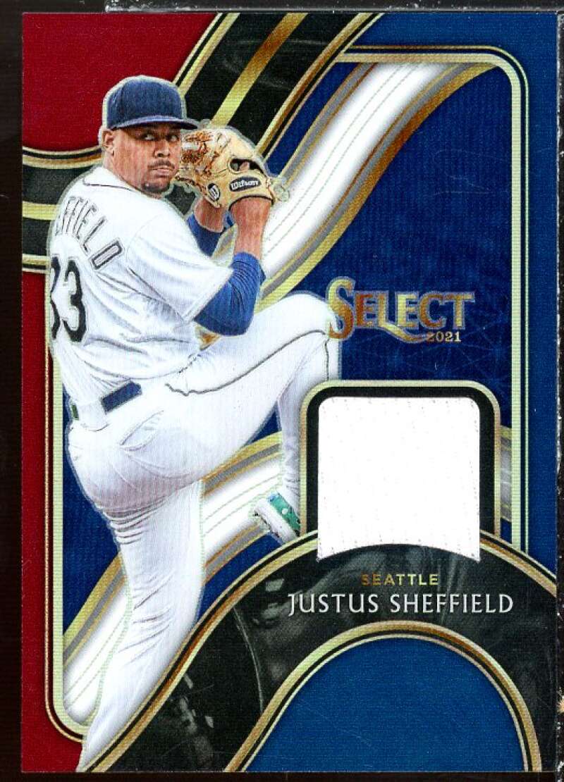 Justus Sheffield Card 2021 Select Select Swatches Tri-Color #13 Image 1