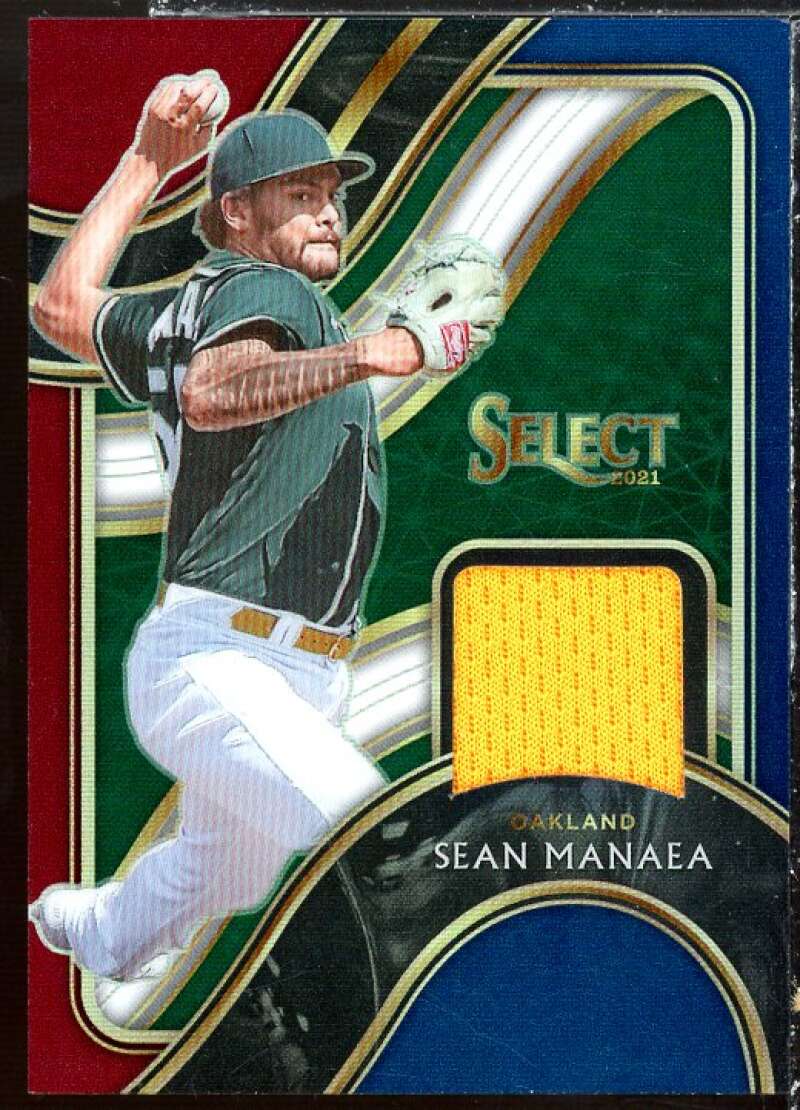 Sean Manaea Card 2021 Select Select Swatches Tri-Color #21 Image 1