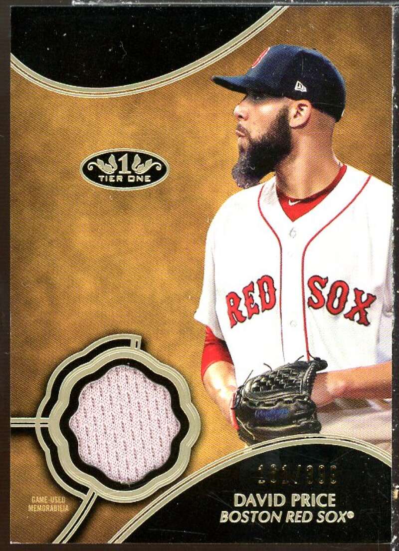 David Price Card 2019 Topps Tier One Relics #T1RDP Image 1