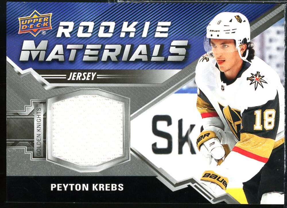 Peyton Krebs Card 2020-21 Upper Deck Rookie Materials #RMPK  Image 1