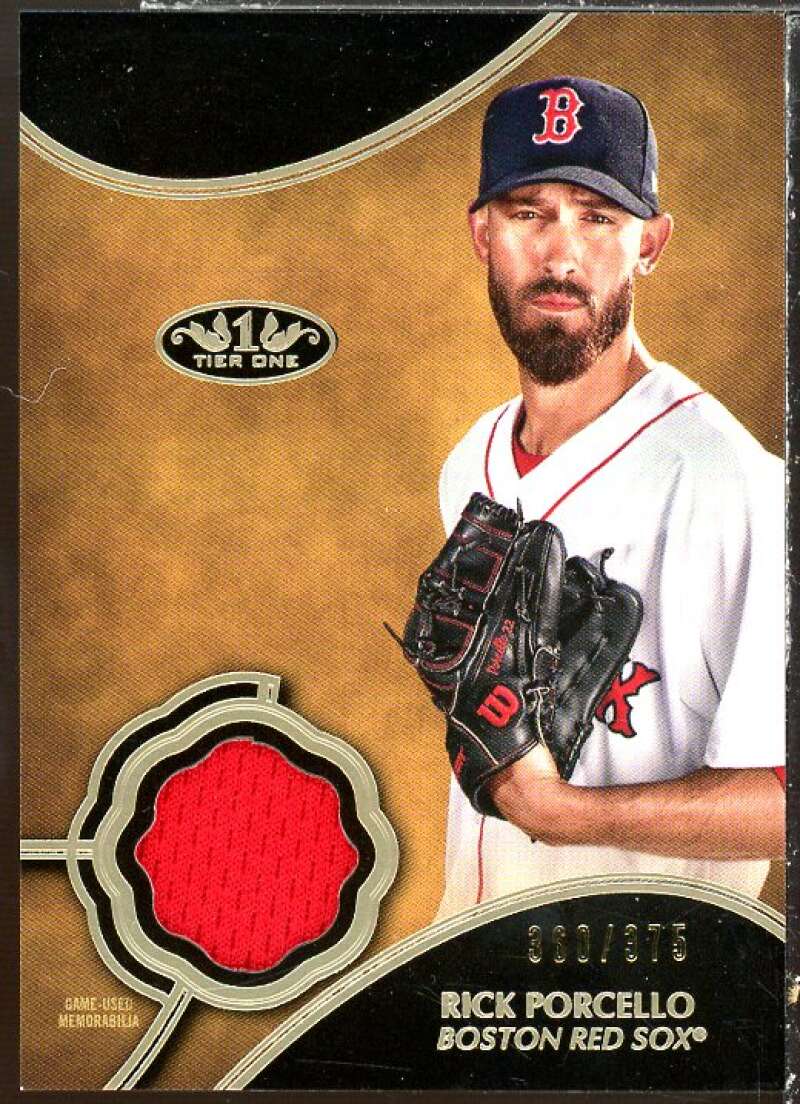 Rick Porcello Card 2019 Topps Tier One Relics #T1RRP Image 1