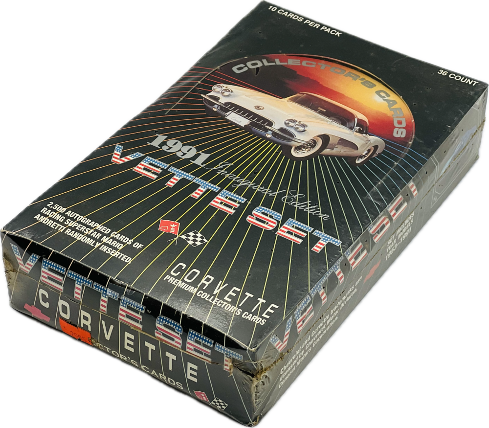 1991 Collect A Card Inaugural Edition Corvette Set Collectorâs Trading Card Box Image 1