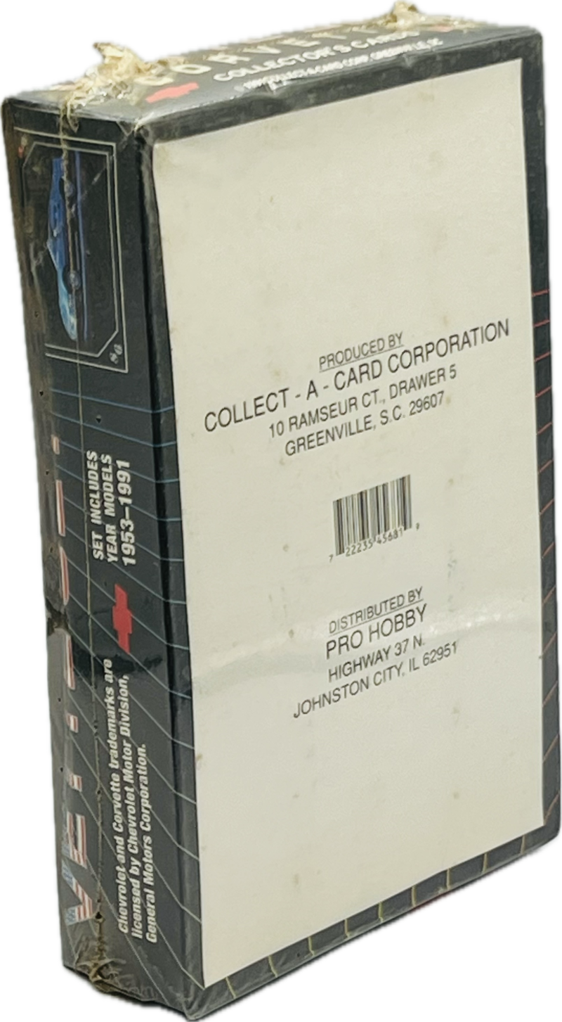 1991 Collect A Card Inaugural Edition Corvette Set Collectorâs Trading Card Box Image 3
