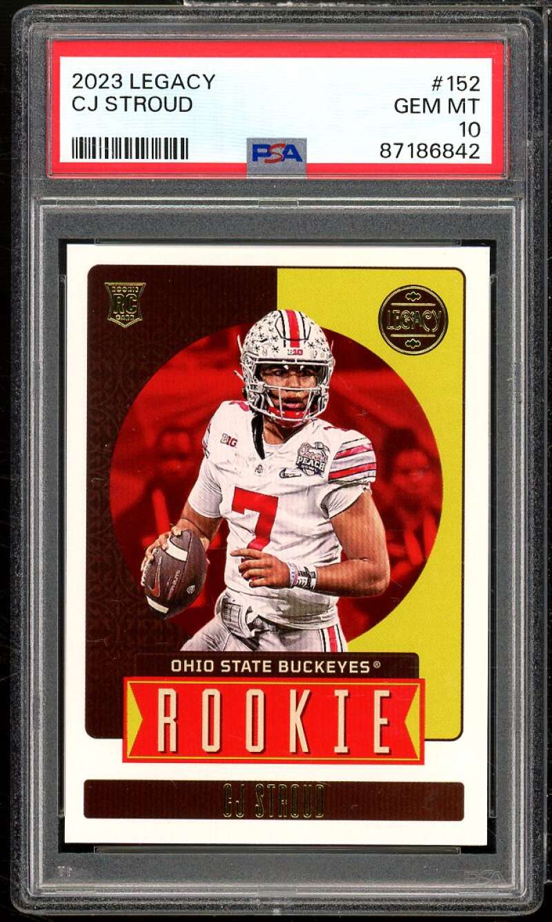 C.J. Stroud Rookie Card 2023 Legacy #152 PSA 10 Image 1