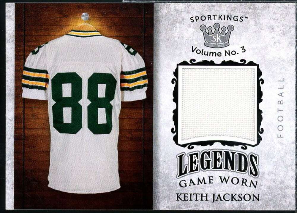 Keith Jackson Card 2022 Sportkings Volume 3 Legends Single Materials #LSM-48  Image 1