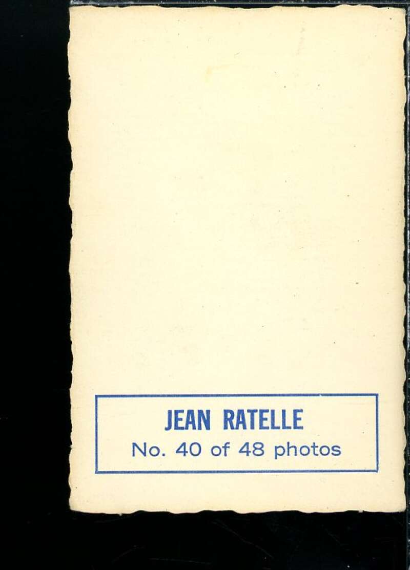 HOF Card 1970-71 O-Pee-Chee Deckle Edge Jean Ratelle #40  Image 2