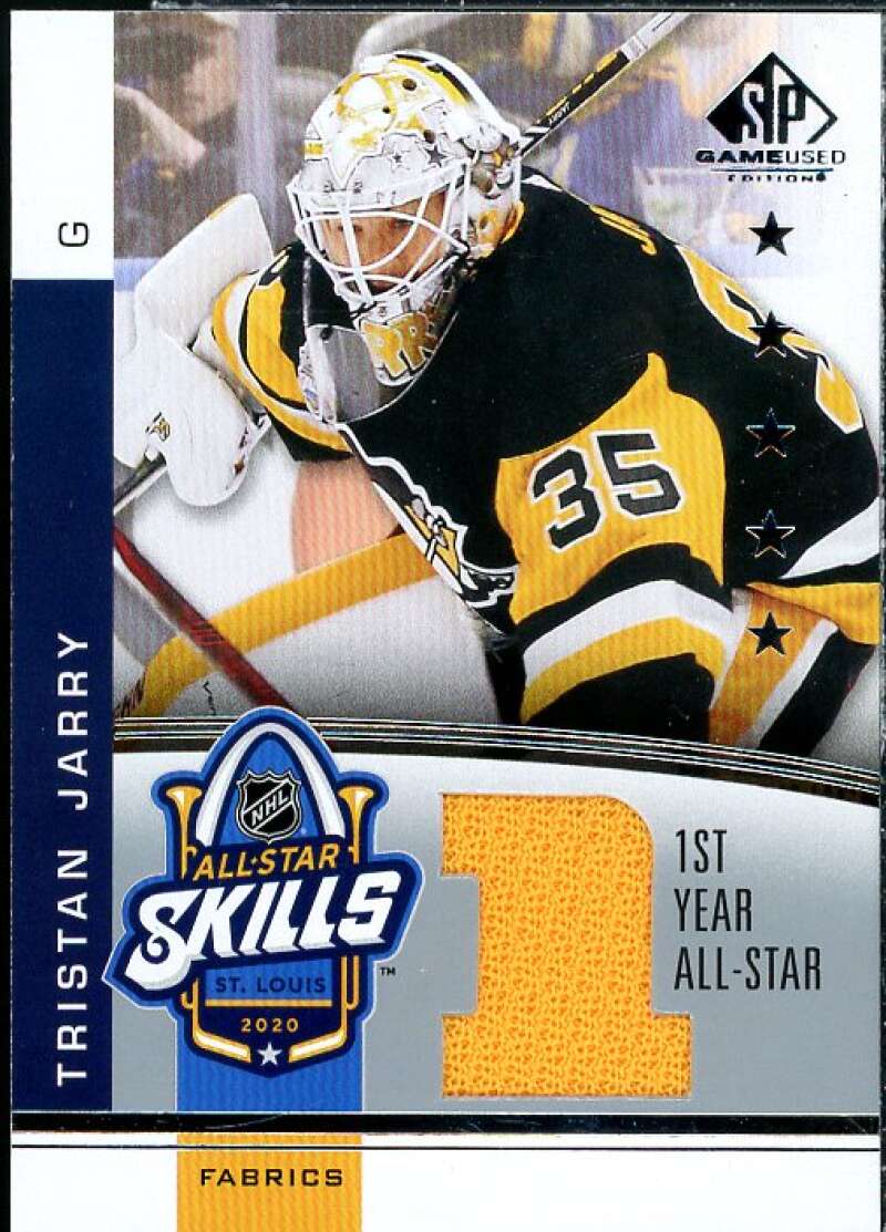 Tristan Jarry 2020 SP Game Used '20 NHL All Star Skills Fabrics 1st Year #AS1TJ  Image 1