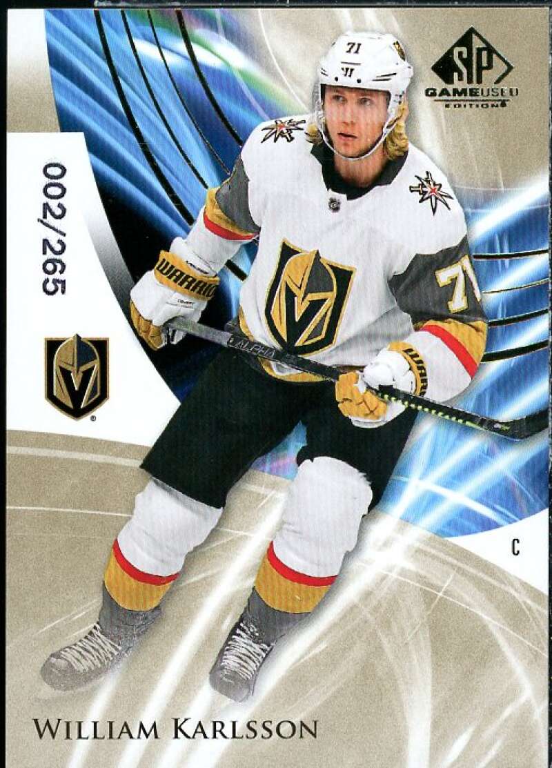 William Karlsson Card 2020-21 SP Game Used Golden Burst #98  Image 1