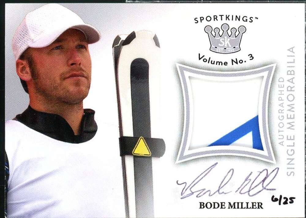 Bode Miller Card 2022 Sportkings Volume 3 Single Autographed Memonabilia #AM-BM  Image 1