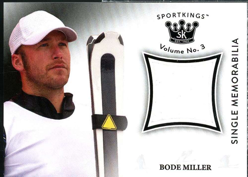 Bode Miller Card 2022 Sportkings Volume 3 Single Memorabilia #SM-BM  Image 1