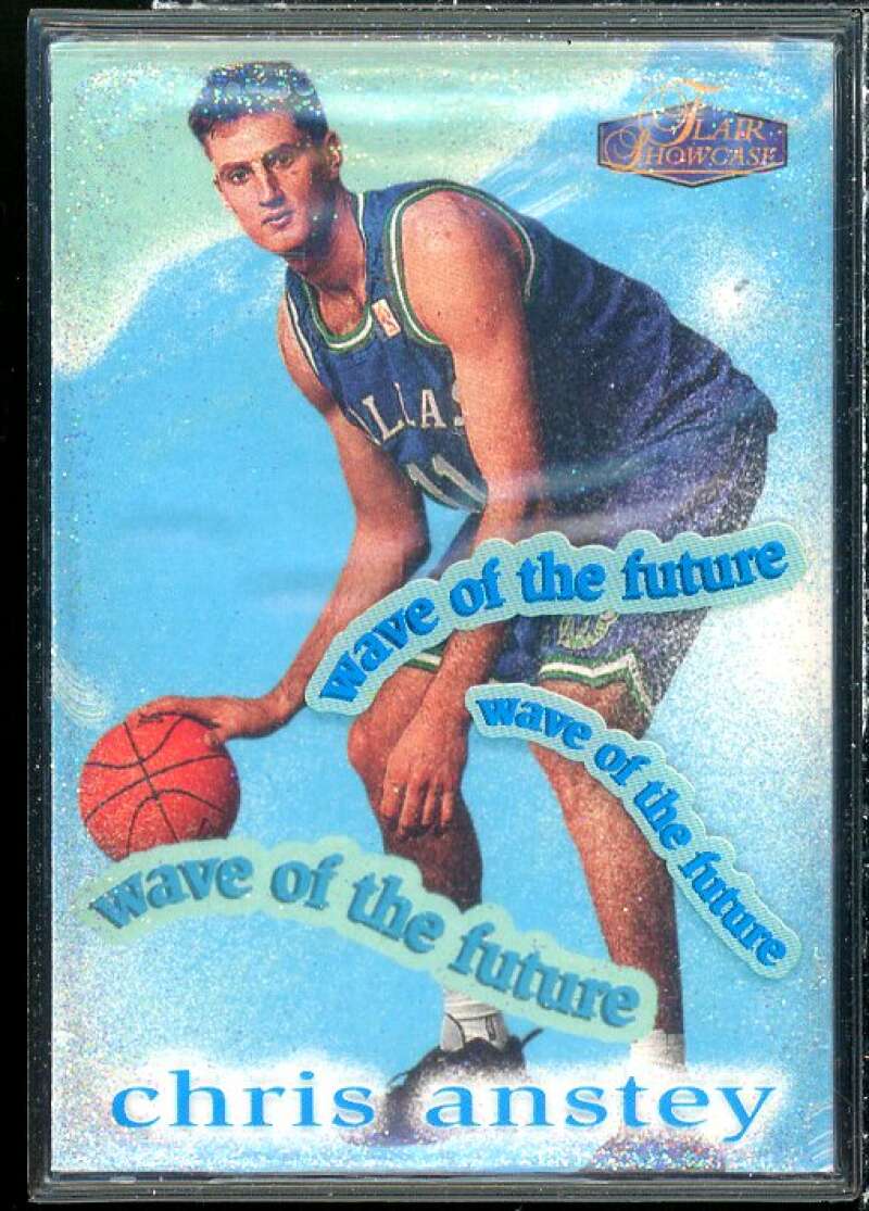 Chris Anstey Rookie Card 1997-98 Flair Showcase Wave of the Future #3  Image 1