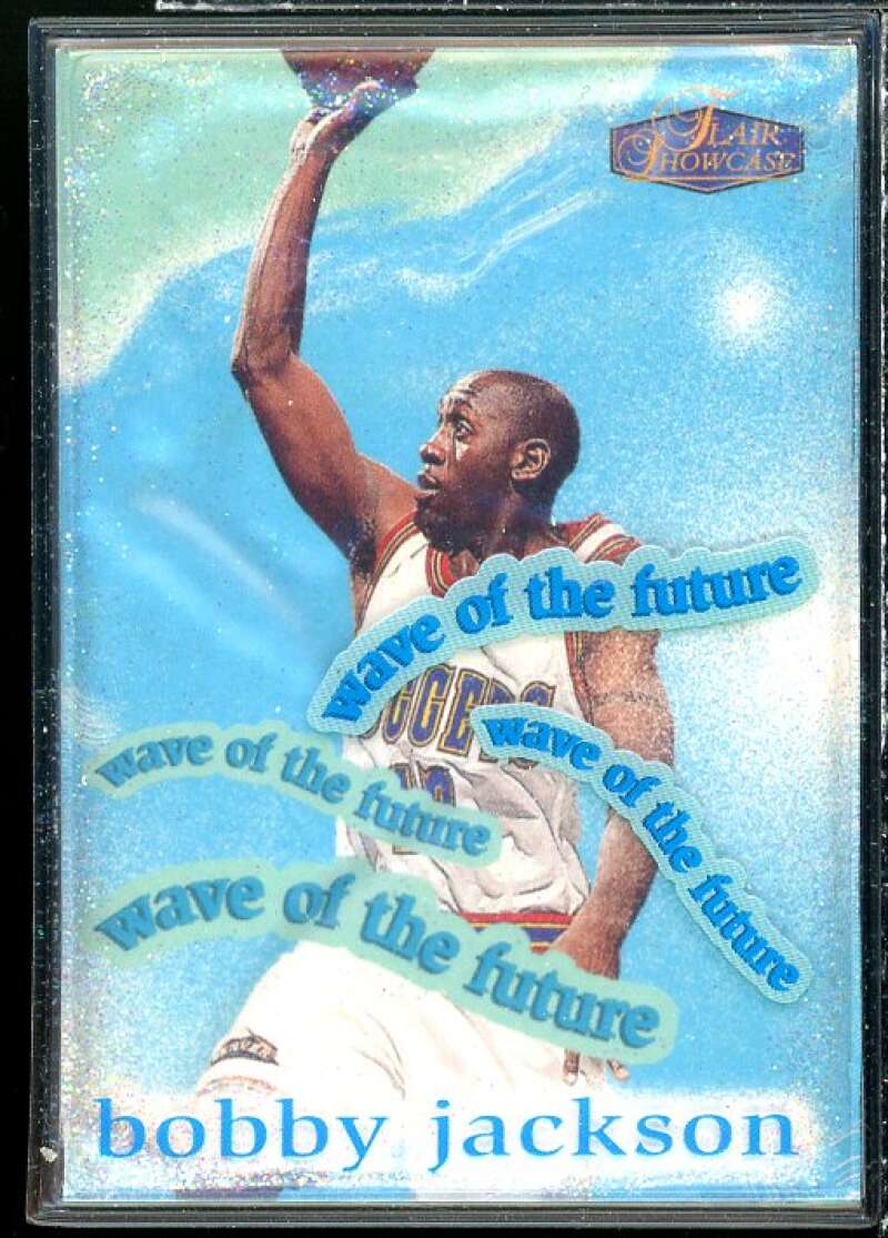 Bobby Jackson Rookie Card 1997-98 Flair Showcase Wave of the Future #9  Image 1