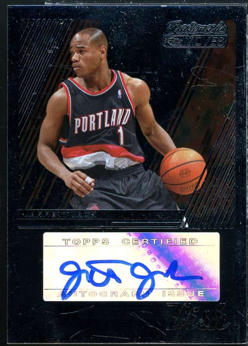 Jarrett Jack Rookie 2006-07 Topps Trademark Moves Dish Autographs Foil #SDI3  Image 1