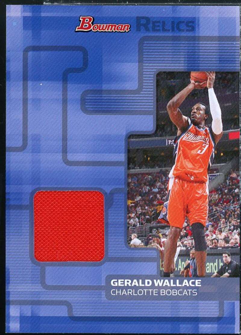 Gerald Wallace Card 2007-08 Bowman Relics Silver #GW  Image 1