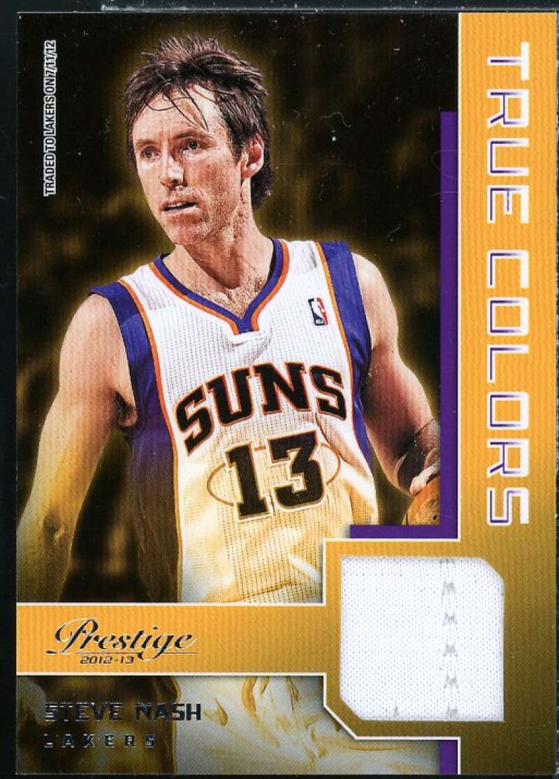 Steve Nash Card 2012-13 Prestige True Colors Materials #13  Image 1