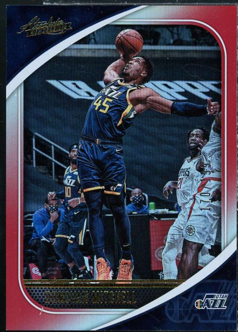 Donovan Mitchell Card 2020-21 Absolute Memorabilia Red #95  Image 1