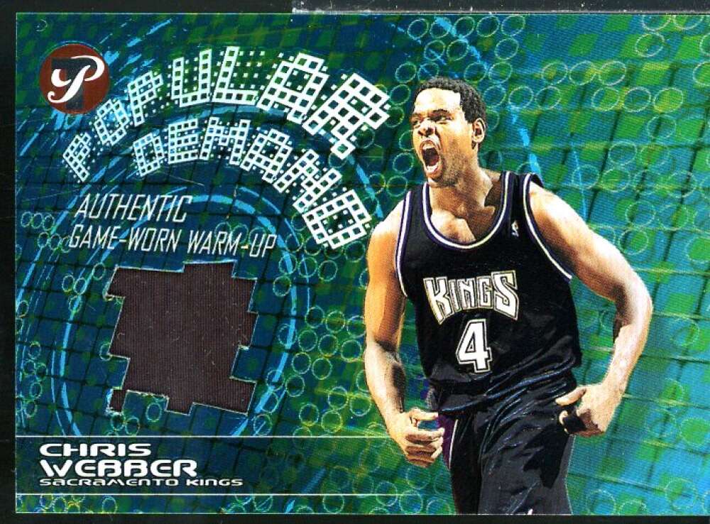 Chris Webber Card 2002-03 Topps Pristine Popular Demand #PDCW  Image 1