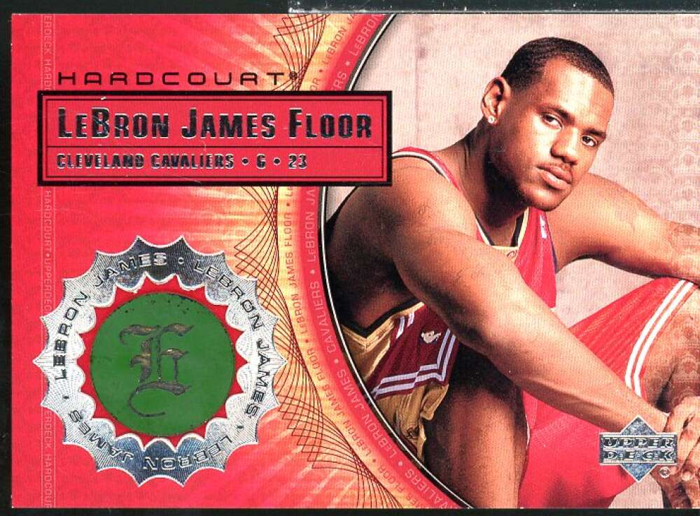 LeBron James Rookie Card 2003-04 Hardcourt LeBron James Floor #LB10  Image 1