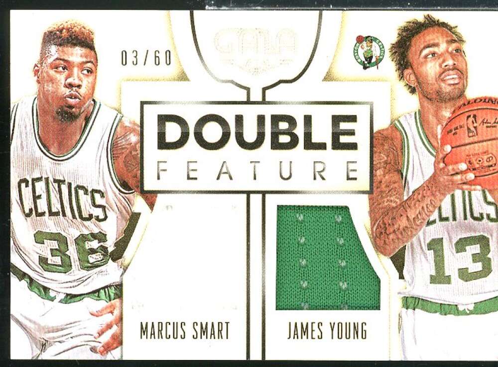 James Young/Marcus Smart 2015-16 Panini Gala Double Feature Memorabilia #18  Image 1