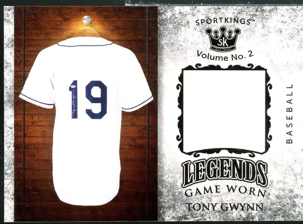 Tony Gwynn Card 2022 Sportkings Volume 2 Legends Single Memorabilia #LSM-21  Image 1