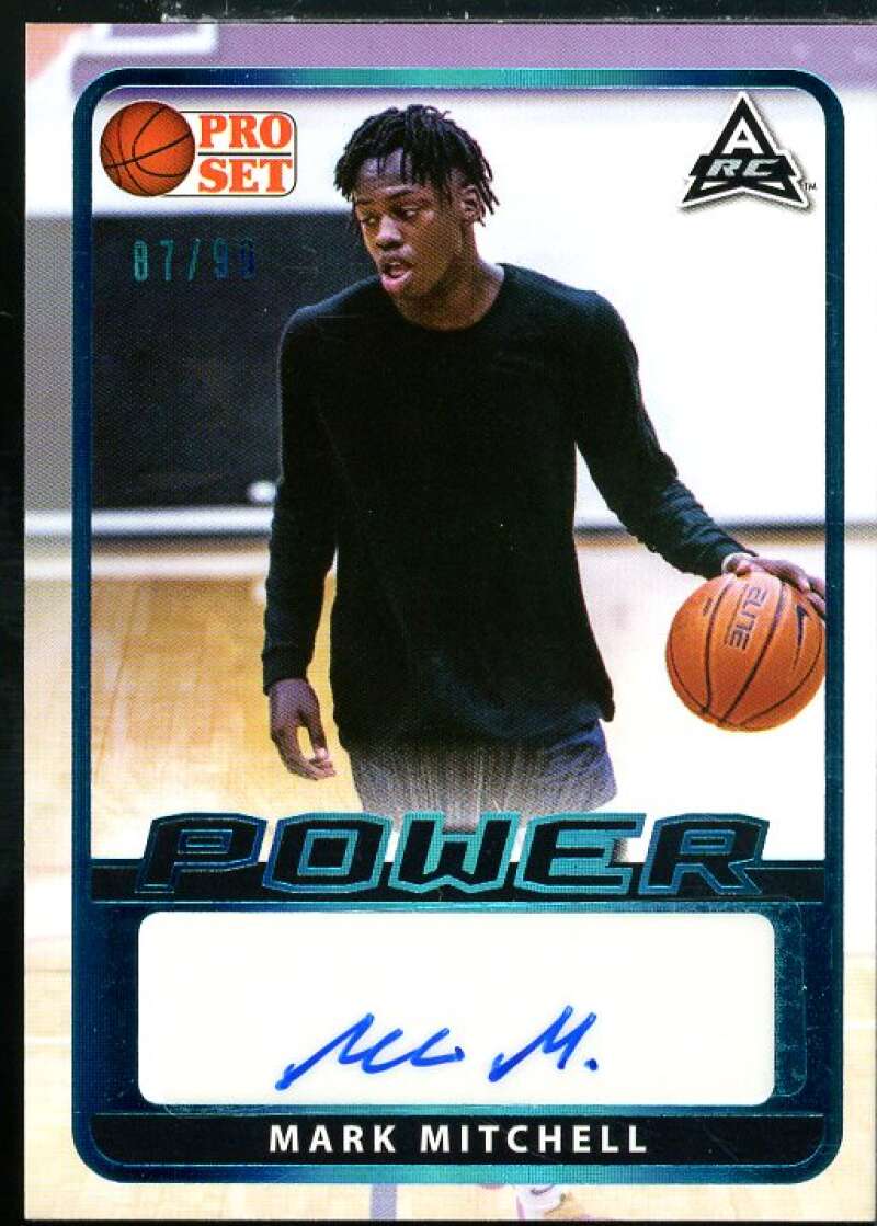 Mark Mitchell Rookie Card 2021-22 Leaf Pro Set Power Platinum #BAMM1  Image 1