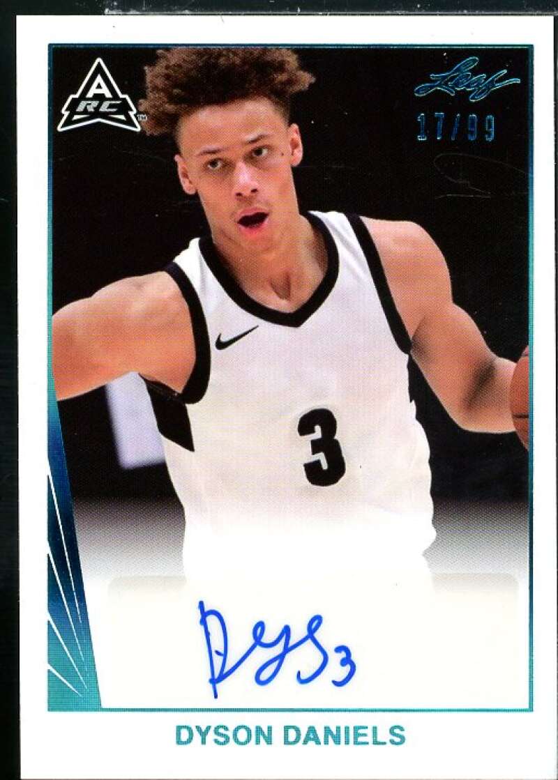 Dyson Daniels Rookie Card 2021-22 Leaf Memories '90 Platinum #BADD1  Image 1