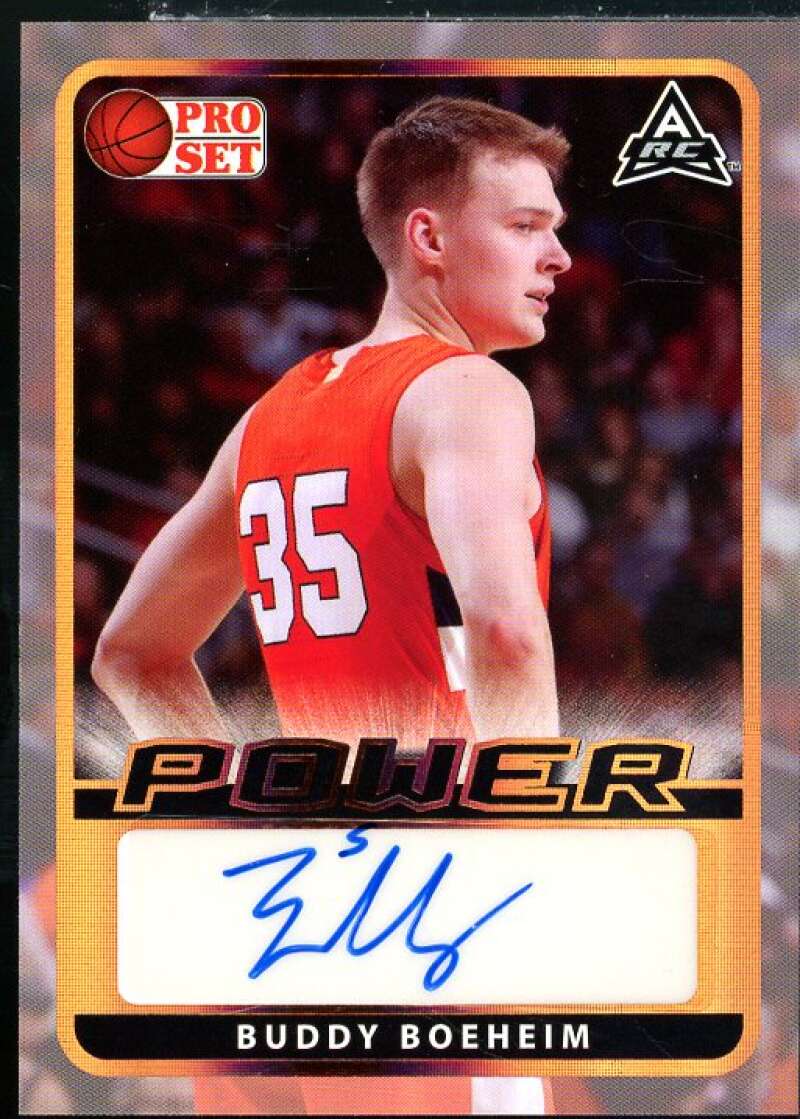 Buddy Boeheim Rookie Card 2021-22 Leaf Pro Set Power #BABB1  Image 1