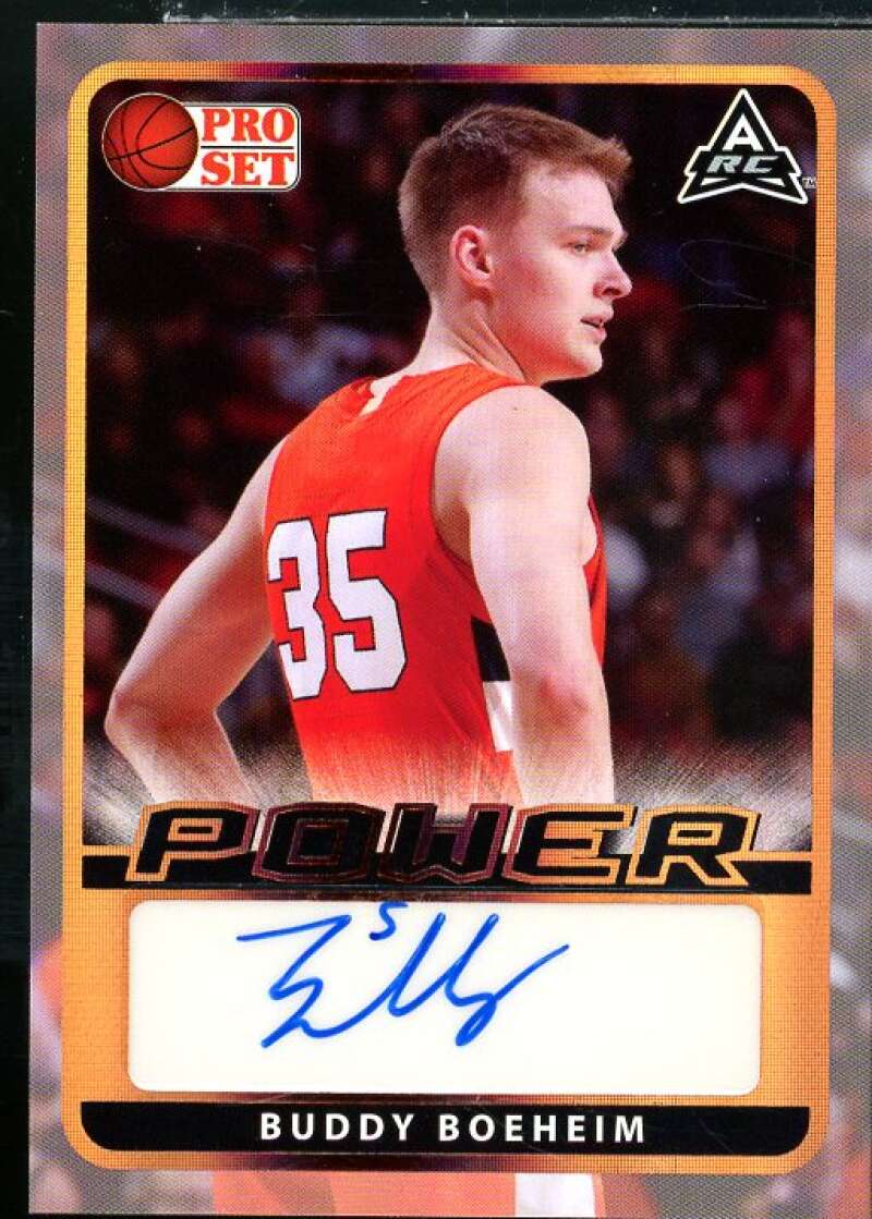 Buddy Boeheim Rookie Card 2021-22 Leaf Pro Set Power #BABB1  Image 1